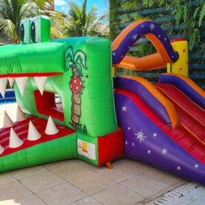 Pula Pula Inflável com Mini Tobogã