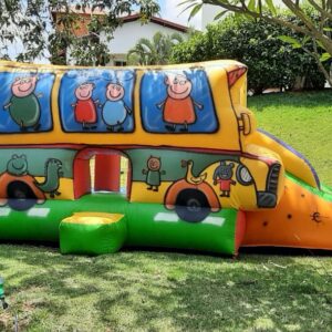 Pula Pula Peppa com Mini Tobogã