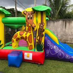 2 - Pula pula girafa com mini tobogã - 5.00m x 4.00m x 2.60m