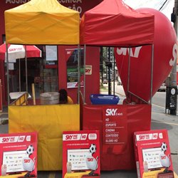 Barraca Dupla de Algodão Doce + Pipoca